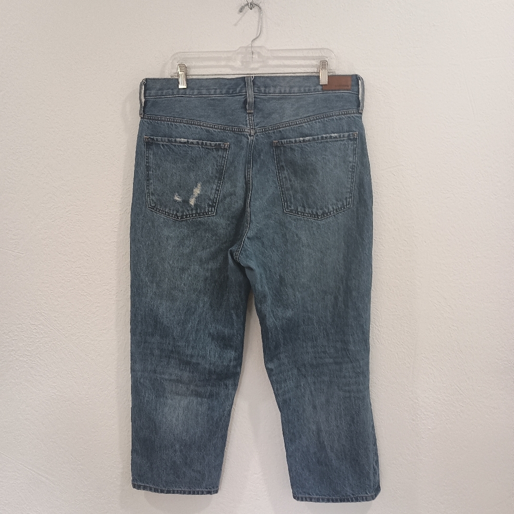 Express High Rise Button Fly Dad Jeans - Picture 2 of 5